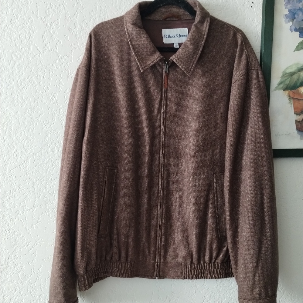 Cashmere Tweed Bomber Jacket by Bullock and Jones